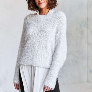 Ecote Funfetti Dolman-Sleeve Sweater in while